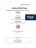 Breakaway Utility Poles: Feasibility of Energy Absorbing Utility Pole Installations in New Jersey