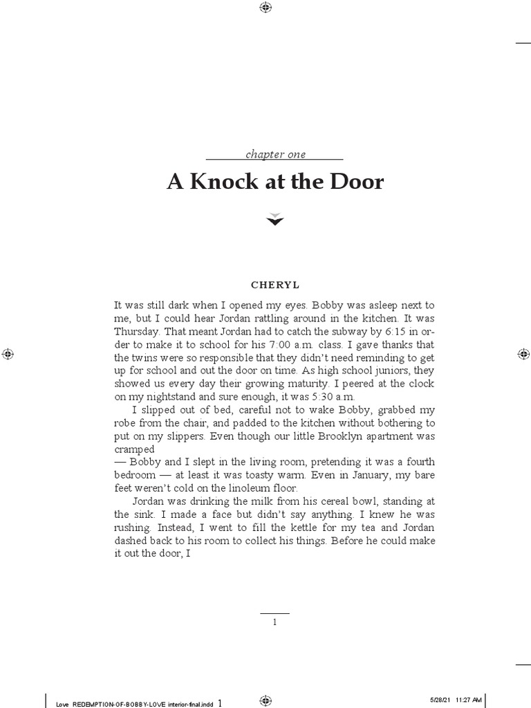 Excerpt From "The Redemption of Bobby Love" by Bobby and Cheryl Love PDF