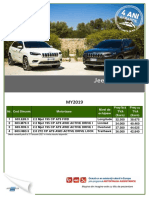 Fisa Jeep Cherokee MY2019 Ianuarie 2021