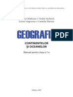 VII - Geografia 7 (A. 2018, in Limba Romana)