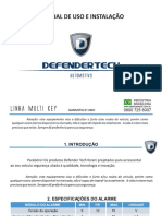 Manual de Instruções - Alarme Defendertech