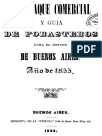 BaANH47923 Almanaque Comercial y Guia de Forasteros para El Estado de Buenos Aires 1855
