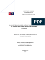La Salud Pública Como Bien Jurídico Penal de Naturaleza Colectiva