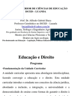 Apresentação Educação e Direito