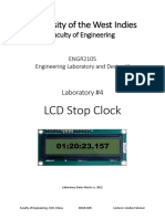 Laboratory 4 - LCD Stop Clock