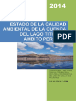 Estudio Del Estado de La Calidad Ambiental Cuenca Del Titicaca. (1)