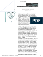 O Território Do Escritor - Cristovão Tezza