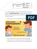 Protocolo Higiene Respiratoria Manejo de Tos