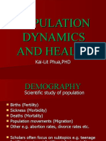 Population Dynamics and Health