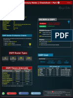 OSPF Part1 - Study Notes CheatSheet - (Waqas Karim) WK v2