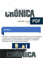 UFCD 6654 - A Crónica - PPT