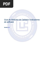 Guía Atributos Calidad e Indicadores Software