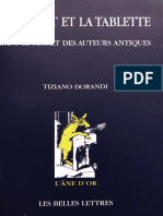 (L’Âne d’or, 12) Tiziano Dorandi - Le Stylet Et La Tablette _ Dans Le Secret Des Auteurs Antiques-Les Belles Lettres (2000)