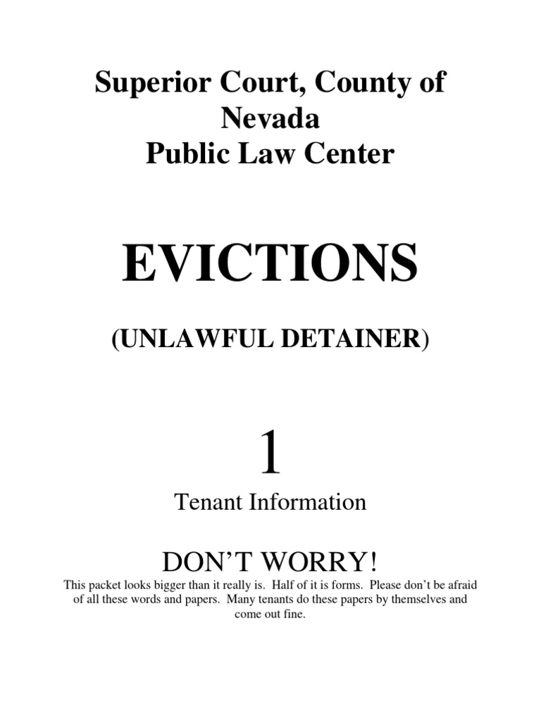 Eviction Process Guide for Tenants | PDF | Eviction | Leasehold Estate