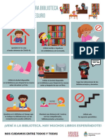 Infografía - Protocolo para Bibliotecarias Escolares - Primaria (Res CFE 388-21)