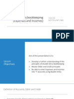 2.1b Double Entry (Expenses and Incomes)