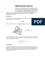 Alumbrado de Vias Publicas Teoria