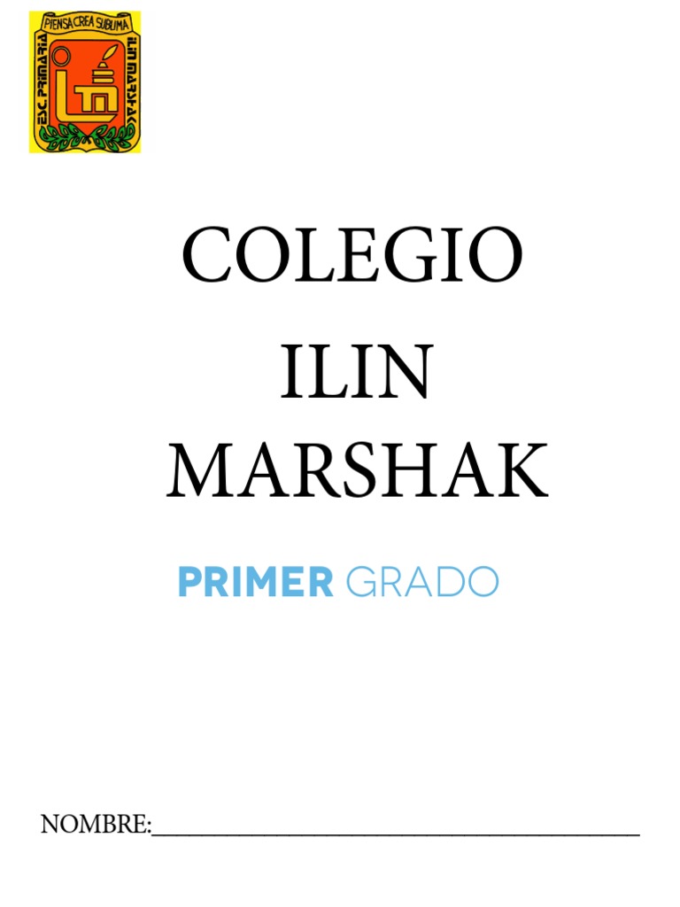 Cuadernillo Primer Grado Ingles PDF Color