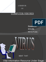 Computer Viruses: A Seminor ON