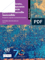 Envejecimiento, Personas Mayores Ya Genda 2030 Para El Desarrollo Sostenible