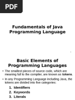 Java Fundamentals