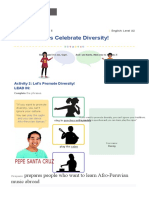 Let's Celebrate Diversity!: Pepe Santa Cruz