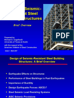 Brief overview of designing seismic-resistant steel building structures