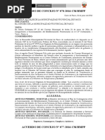 Acuerdo de Concejo 77 y 78
