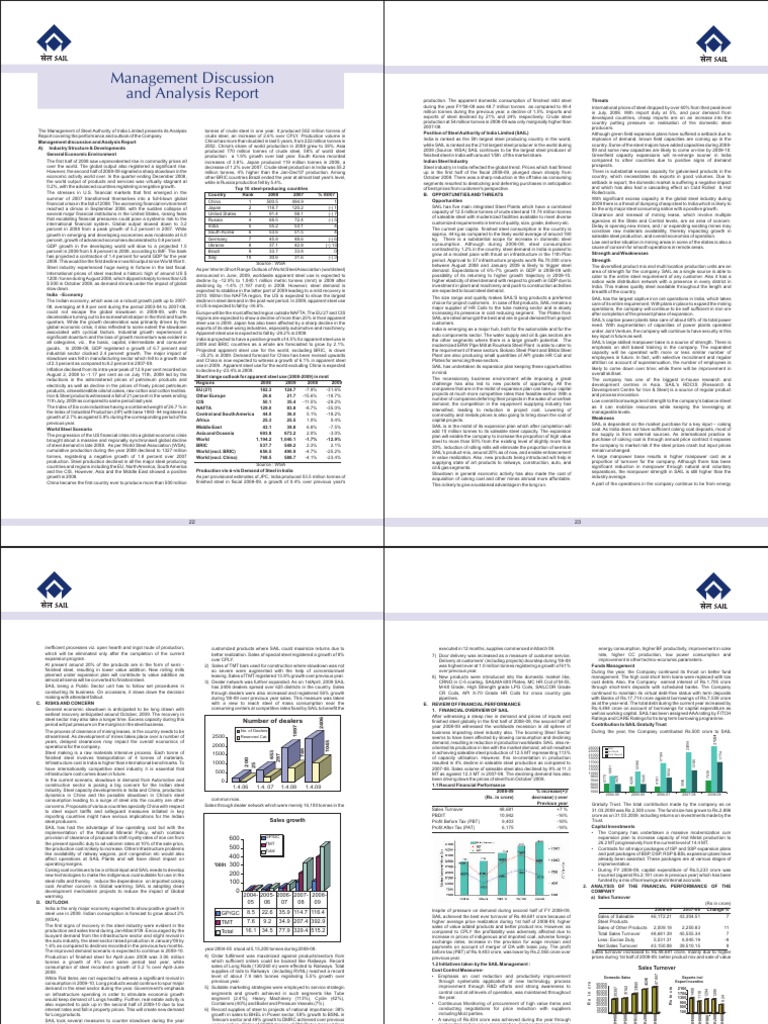 Management Discussion and Analysis Report | PDF | Bric | Economic Growth