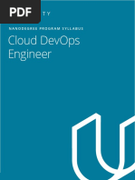 Cloud Devops Engineer: Nanodegree Program Syllabus