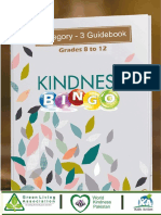 WKP - GLA Kindness BINGO 2018 - Category 3 Guidebook (Grades 8 To 12)
