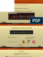 Introduzione Ombre CSS3