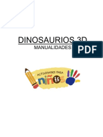 PLANILLAS DINOSAURIOS 3D