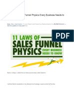 11 Laws of Sales Funnel Physics Every Business Needs to Know