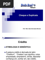 Cheque e Duplicata
