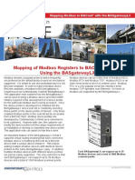 Application: Mapping of Modbus Registers To Bacnet Objects Using The Basgatewaylx