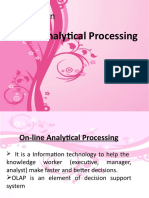 Presentation: On-Line Analytical Processing