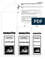 D475A-5E0 Manual de Taller, 30001-UP, ESPAÑOL SUPER