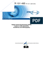 ETSI TR 101 495: Digital Audio Broadcasting (DAB) Guide To DAB Standards Guidelines and Bibliography