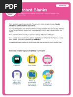 SC1 Food Delivery Record Template | PDF