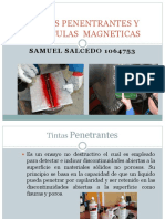 Tintas Penentrantes y Particulas Magneticas