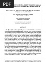 Download THERMAL RESISTANCE OF BACILLUS CEREUS SPORES AS by Mehdi Triki SN53011050 doc pdf