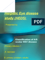 Herpetic Eye Disease Study (HEDS) : Presented by