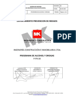 P-pr-30 Programa de Alcohol y Drogas