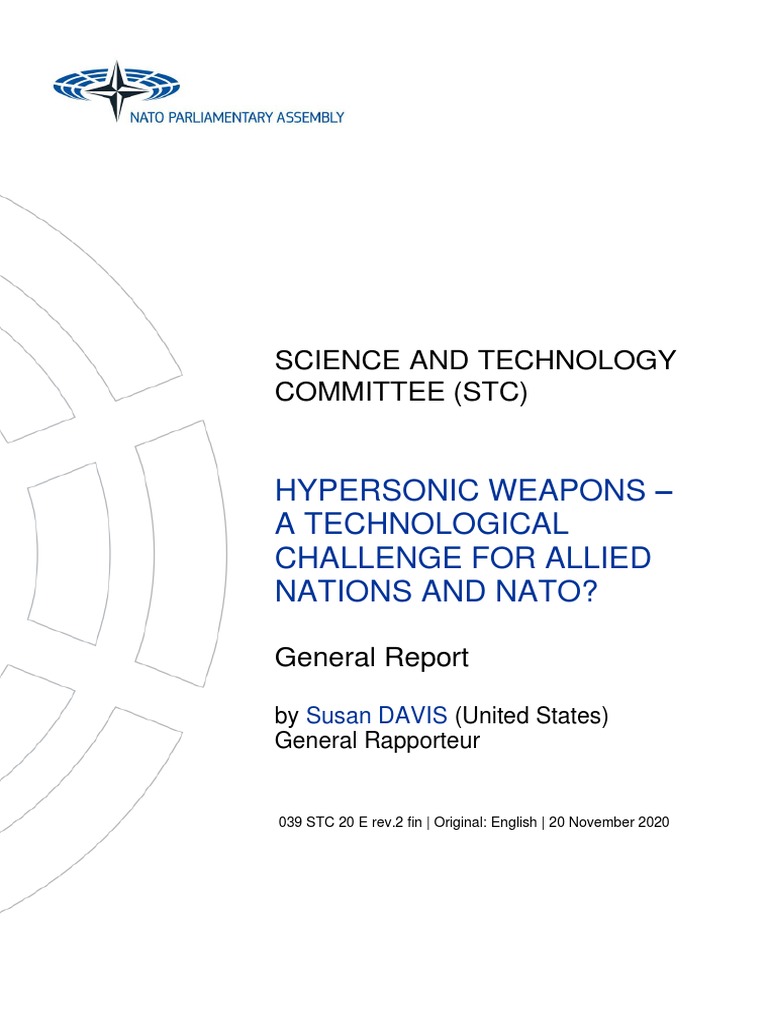 Hypersonic Weapons: NATO's Strategic Challenge | PDF | Intercontinental ...