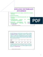 Espacios Vectoriales Euclideos