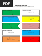Medication Card Color Coding Guide | PDF