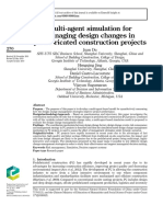 Du et al. - 2019 - Multi-agent simulation for managing design changes in prefabricated construction projects