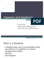 Impasse &amp Deadlocks