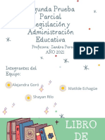 Segunda Prueba Parcial Legislación y Administración Educativa